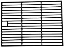 Cook'in Garden - Grille pour Barbecue en Fonte émaillée, 41,5 x 31,5 cm, Résistante aux Hautes températures, Cuisson Uniforme de Vos grillades, Lavable au Lave-Vaisselle, Compatibilité Multi-Marques