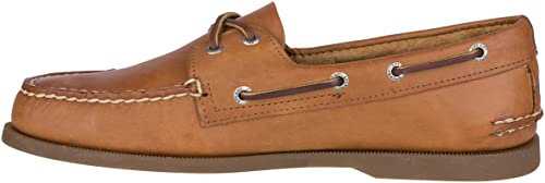 Sperry Men's Authentic Original 2-Eye Boat Shoe, Sahara, 9.5 W US
