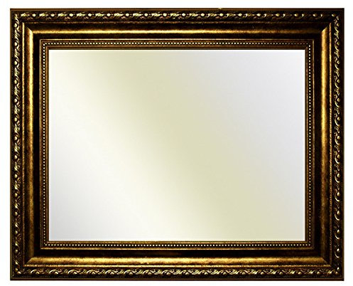 Neumann Bilderrahmen Barockrahmen Gold fein verziert 842 ORO, Spiegel, 70x100 cm