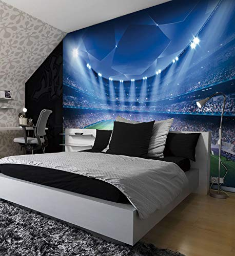 Football Stadium Pitch Sports Wall Mural Photo Wallpaper Kids Bedroom Decoration 260cmx175cm