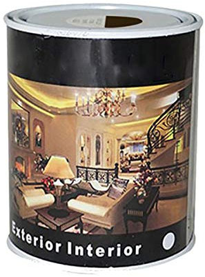 H HANSEL HOME Pintura Esmalte al Disolvente para Madera y Metal, Pintura Alquidica de Rápido Secado para Superfícies Interiores y Exteriores(Marron, 375 ML)