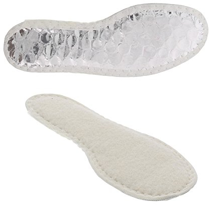 AMA Warm Schuh-Einlegesohlen für warme Füße im Winter zum Schutz vor Kälte, Größe: 36