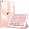 Fintie Hybrid Hülle mit Stifthalter für iPad 6./5. Generation 2018/2017, iPad Air 2/Air 1. Gen 9.7 Zoll - Stoßfeste Schutzhülle mit transparenter Hartschale auf der Rückseite Roségold