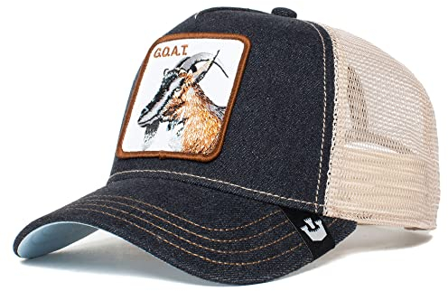 Goorin Bros. Unisex-Erwachsene Farm Original Adjustable Snapback Trucker Hat Baseballkappe, Charcoal (The G.o.a.t.), Einheitsgröße