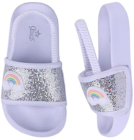 Youecci Sandales pour Garçons Filles été Enfants Plage Piscine Pantoufles Plat Antidérapant Douche Pantoufles 20-31 EU