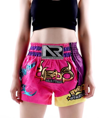 Hearttouch, pantaloncini Muay Thai da uomo, pantaloncini thailandesi per bambini, pantaloncini da boxe thailandese, pantaloncini da allenamento, pantaloncini da boxe premium per Thaiboxing, kickboxing