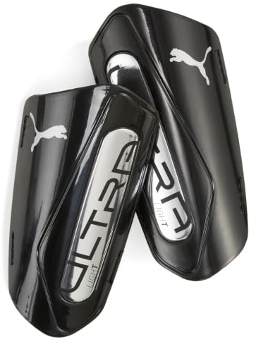 PUMA ULTRA Light Strap, Protège-tibias Unisexe, PUMA Black-PUMA Silver, L - 030992