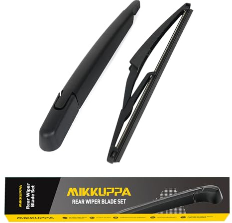 MIKKUPPA Rear Wiper Set Replacement for Nissan Qashqai J10 J11 2006-2019, Back Windscreen Wiper Blade Arm Assembly