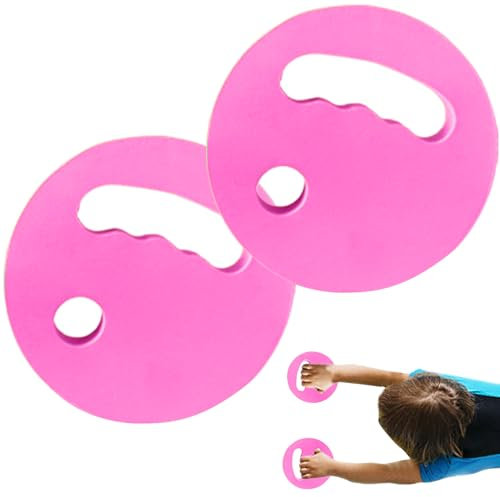 2 Stück Swimming Discs Kinder, Schwimmscheiben, Aqua Disc Erwachsene Kinder, Aqua Training Trainingsscheiben, Schwimmende Schaumstoff-Wasserhanteln, Schwimmhilfe für Jugendliche, Teens, Anfänger