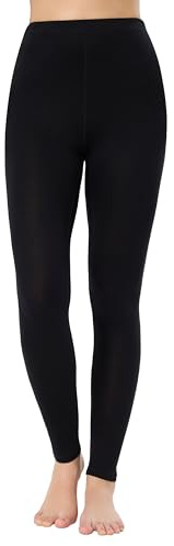 Bobelle Wear Merino Wool Leggings Women, 100% Merino Thermal Underwear Pants for Women Midweight