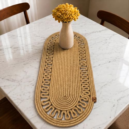 odiye Oval jute table runner (standar wicker)