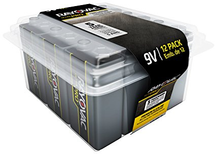 Rayovac Ultra Pro Alkaline 9V Batteries, 12 Pack