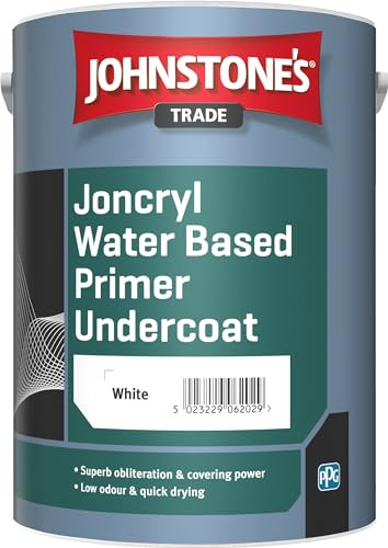 1LTR - JOHNSTONES TRADE JONCRYL WATER BASED PRIMER UNDERCOAT WHITE