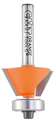 CMT 909.260.11 Fresa per Smussare e Rifilare 30°, Grigio/Arancio