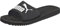 PUMA Purecat Unisex Slide Sandal , Black White, 46 EU