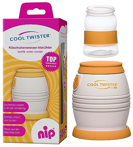 nip Raffreddatore d'acqua Cool Twister: raffredda l'acqua bollente esattamente a 40, 50, 60 o 70°, senza BPA, a partire da 0 anni