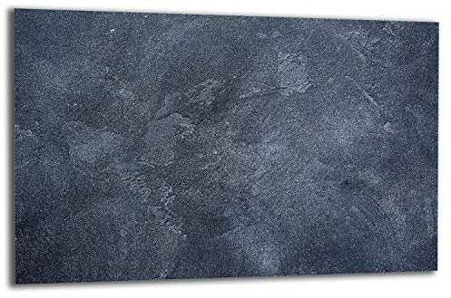 QTA | Plaque de recouvrement de cuisinière 80 x 52 cm 1 pièce en verre pour cuisinières électriques à induction Protection anti-éclaboussures Planche à découper Ardoise