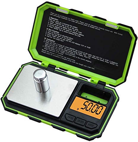 200g x 0,01g Mini Precision för guld Sterling Silversmycken 0,01 Balansvikt Elektronisk våg 50G Kalibrering,Kina,Grön