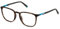FILA Quadratisch Edelstahl Brillen in Matt Dunkel Havanna für Herren, Brille mit Sehstärke, optional mit Sonnenbrillen tönung oder Blaulichtfilter (Modell VFI541)
