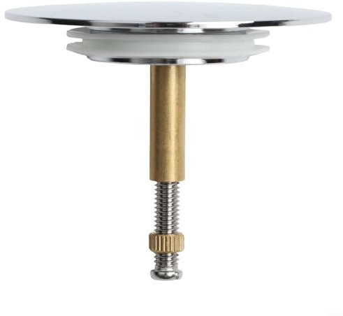 Bouchon De Baignoire En Laiton 72mm, Double Joint Étanche, Hauteur Réglable, Valve De Vidange Universelle