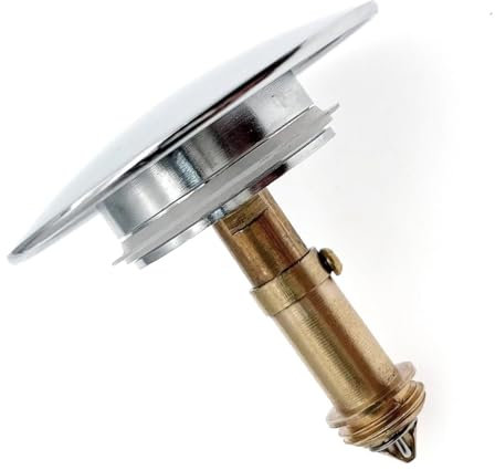 36 mm Pop-Up-Stopfen, Waschbecken-Ablassschraube, Pop-up Abflussstopfen, klick-Klack-Steckbolzen, Metall Waschbeckenstöpsel, Gefederter Stöpsel für Badezimmer Ablaufgarnitur