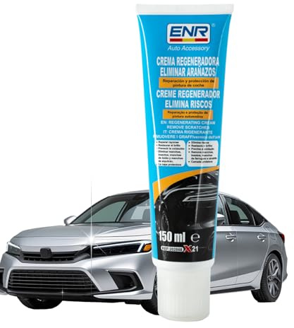 Enerfero Reparador de arañazos,Pulimento Coche Arañazos,Aporta Brillo y Protección,Restos de Pintura y Manchas Persistentes,Fácil Aplicación,50g