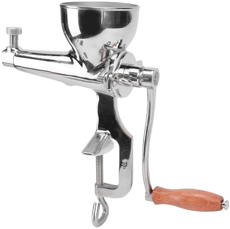 Denash Handvev Vetegräsjuicer, 304 Rostfritt Stål Manuell Juicepress med Bordsklämma, Multipurpose Juicer för Grönsaker, Frukt