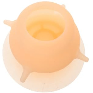 Cabilock Bol à Lait pour Chatons et Petits Animaux en Silicium, Beige, Distribution précise de Lait, Design Multi-bouches, pour Station d'alimentation, Facile à Nettoyer