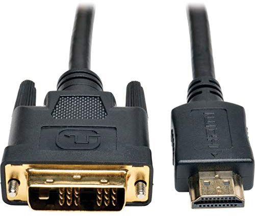 TRIPP LITE HDMI to DVI Cable, Digital Monitor Adapter Cable (HDMI to DVI-D M/M) 10-ft.(P566-010), Black