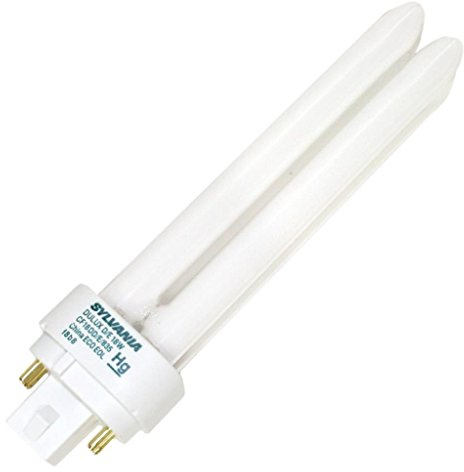 LEDVANCE 20672 Compact Fluorescent 4 Pin Double Tube 3500K, 18-watt
