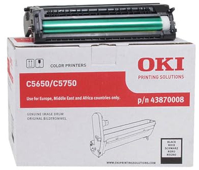 OKI C5650 Image Drum Yield 20000 Pages - Black