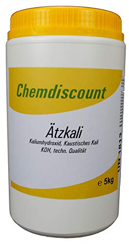 1kg Ätzkali (KOH, Kaliumhydroxid, kaustisches Kali)