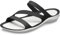 Crocs Herren Swiftwater Sandal W Sandalen, Black/White, 41/42 EU