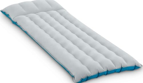 Intex Inflatable Camping Mattress, 72.5 x 26.5 x 6.75, Gray