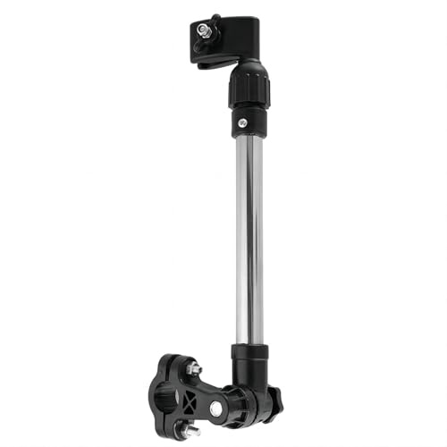 VIFERR Soporte de Paraguas para Cochecito Soporte de Montaje de Paraguas Ajustable de 360 ​​° Soporte para Silla de Ruedas Bicicleta Cochecito Carro Cochecito de Bebé