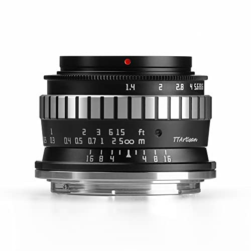 TTARTISAN 23mm F1.4 Objetivo de cámara para Montura Nikon Z APS-C Enfoque Manual Objetivo Gran Angular de Focal Fija portátil