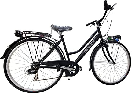 Cicli Cascella 28 Stadscykel Matera 6V (Svart)