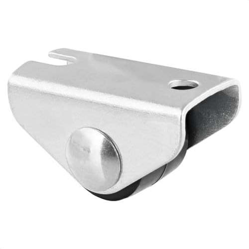 WAGNER 01005401 - Rueda fija para muebles (diámetro de 15 mm, altura de 20 mm, acero galvanizado, placa atornillable de 15 x 30 mm, capacidad de carga 20 kg)