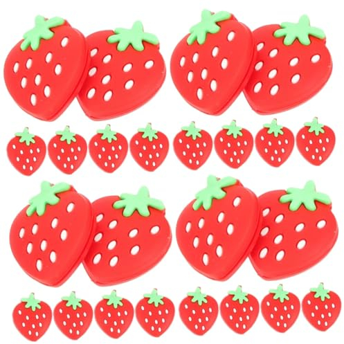 YARNOW STK Stoßdämpfer für Tennisschläger Sport Tennisschläger Dämpfer klein Tennis Dämpfer Übung Schläger stoßdämpfend Vibrationsdämpfer Dämpfung Zubehör Squash-Schläger Kieselgel rot