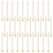 30 Pcs Chain Extenders for Necklaces with Heart Charms 60mm Bracelet Extender Gold Charm Necklace Chain Stainless Steel Chains Extender for Necklaces, Bracelets, etc. Extensions