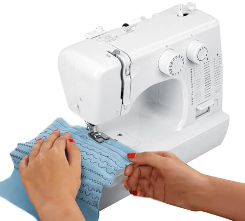 Heavy Duty Industrial Sewing Machine, Portable Embroidery Machine with 38 Built-in Stitches, Night Light, Extension Table for Beginners and Advanced Users