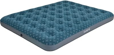 AVENLI Colchón hinchable para camping para 2 personas, 203 x 152 x 22 cm, colchón hinchable para invitados, superficie de descanso suave con superficie flocada, cama de viaje para camping y hogar
