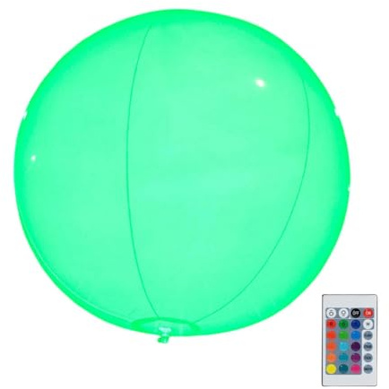 2 luces flotantes, control remoto, 16 colores individuales fijos, 4 modos de cambio de colores, bolas flotantes de piscina de 30 cm, 8-12 horas, luces flotantes de playa, bola de estado de ánimo