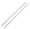 sourcing map 2Stk. Grau Stahl Rund Stange Drehen Drehbank Stange Werkzeug 6mm x 200mm