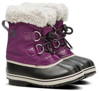 Sorel Yoot PAC Nylon Waterproof bottes d'hiver imperméables pour enfants, Violet (Wild Iris x Dark Plum), 31 EU