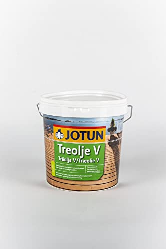 TREOLJE V - Holzöl farblos - 2,7 l - Beugt der Rissbildung und dem Vergrauen vor - Besonders wetterbeständig - Stark wasserabweisend