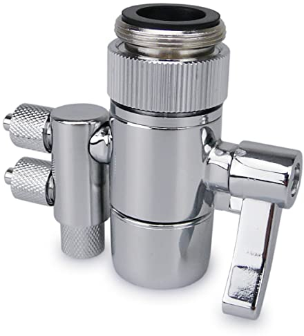 smardy Rubinetto Deviatore Valvola con Adattatore per Osmosi Inversa Filtro Acqua 1/4 Connettore Tubo