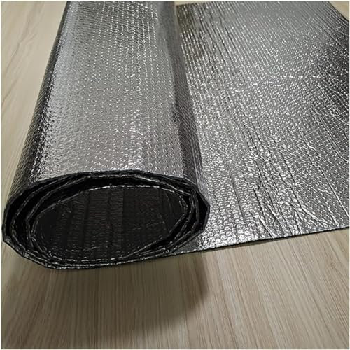 WaiDXn Barriera al Vapore Impermeabile con pluriball termoisolante for pareti, Pavimenti, tetti, Larghezza Garage(5m)