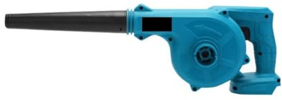 Souffleur d'air électrique sans Fil 2 en 1, souffleur et Aspiration de Feuilles, collecteur de poussière PC, aspirateur adapté à la Batterie Makita(Two Small Battery)