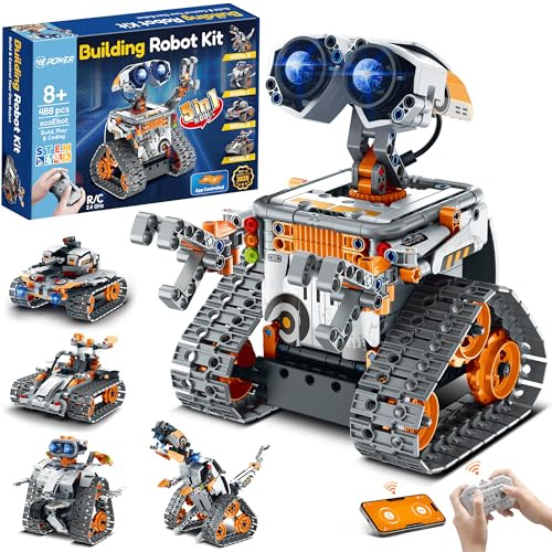 VEPOWER Kit Robot Programmable STEM 5 en 1 avec App et Télécommande